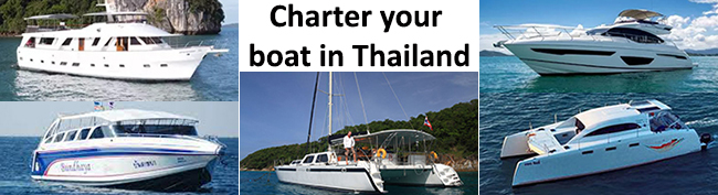 Charter your boat in Thailand