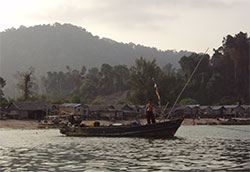 Sea Gypsy village at the Mergui Archipelago