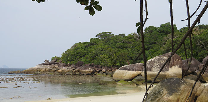 Burma/ Myanmar beach on Nga Khin Nyo Gyee Island 